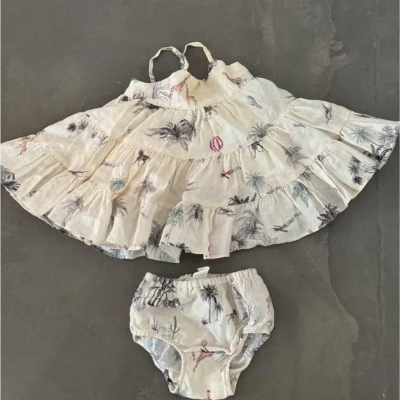 Banana Republic Baby Dress and Bloomers Set