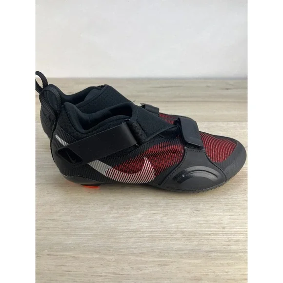 Nike SuperRep Cycle Black Red Cycling Shoes‎ CJ0775-008 WOMENS SIZE 7