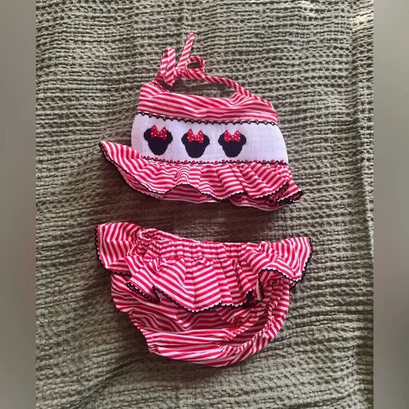 Eliza James Minnie Mouse Swim Suit Size 6 M