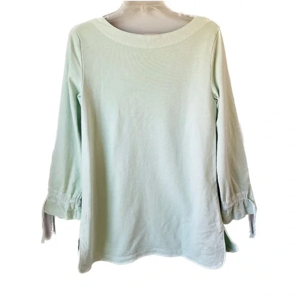 Soft Surroundings Mint Sweatshirt Tunic