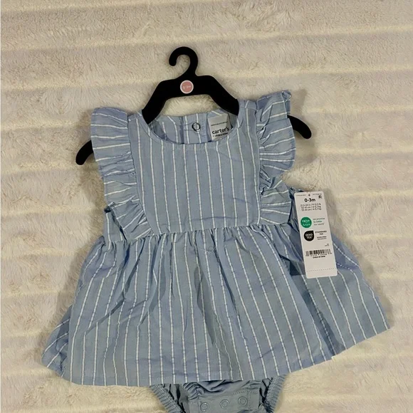 Carter's Blue and White Spring Dress