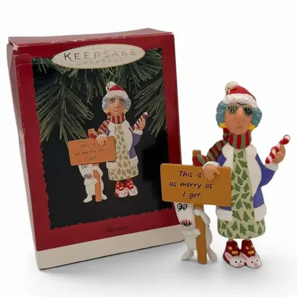 Hallmark Keepsake Christmas Ornament 1996 Maxine 'This is as merry as I get'