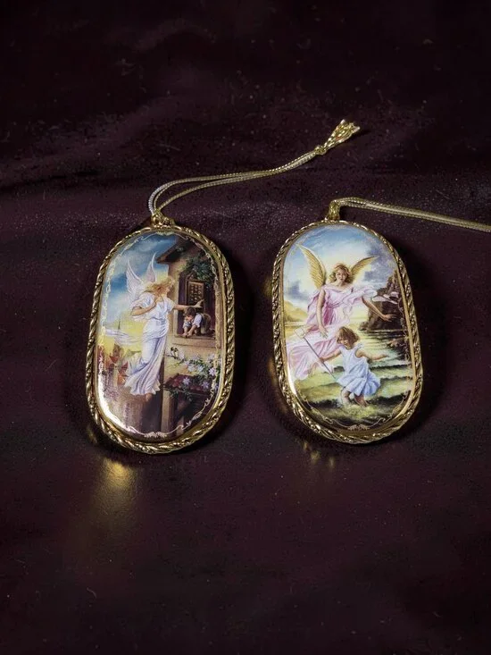 1996 Bradfords Exchange Porcelain Someone to Watch Over Me, Nurturing Innocence,