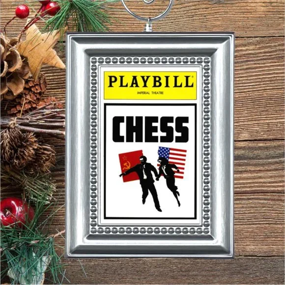 Chess Broadway Musical Playbill Christmas Tree‎ Ornament