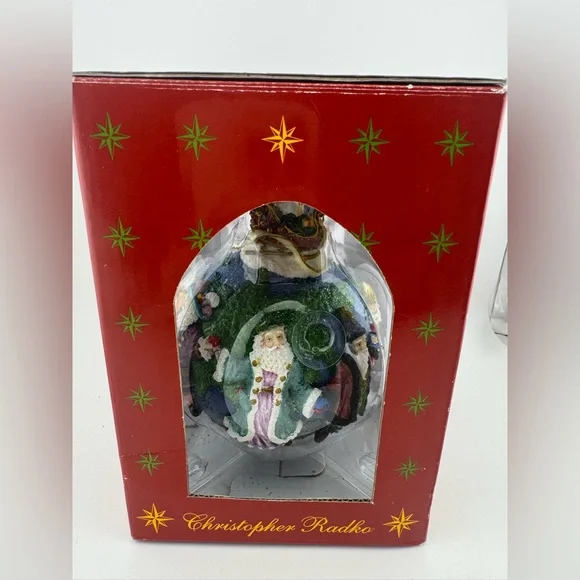 Christopher Radko Santa’s Around The World Large Ornament‎ NIB