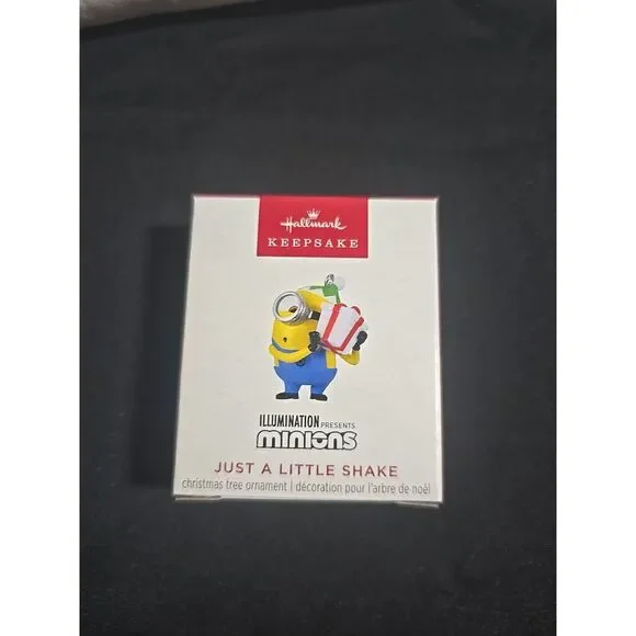 2024 Hallmark Mini Minions Just a Little Shake Ornament, 1