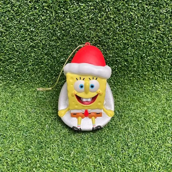 Viacom 2012 SpongeBob SquarePants Sledding Christmas Ornament