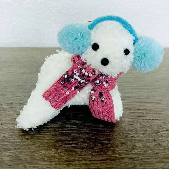 NWT Puppy Dog or Polar Bear Christmas Ornament