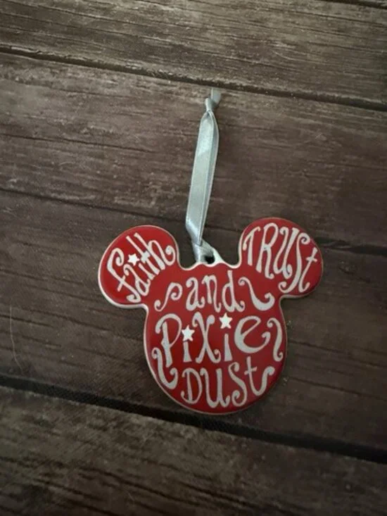 Disney Mickey Head Ornament Faith Trust And Pixie Dust Disney Parks