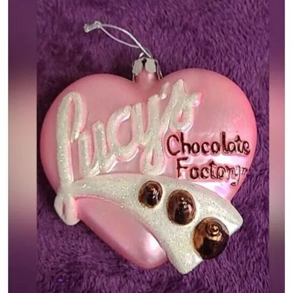 I LOVE LUCY HEART ‎ Chocolate Factory Christmas Tree Ornament - Org Box