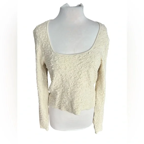 Natural Life Danielle Square Neck Textured Top - XL