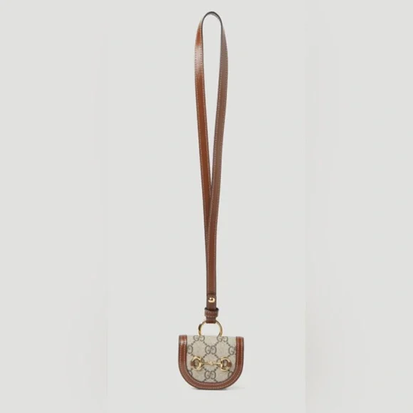 Gucci Monogram Beige and Brown Tablet Case