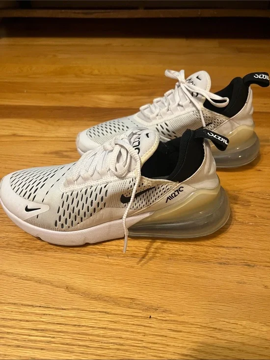 Nike Air Max 270 White Black Sneakers