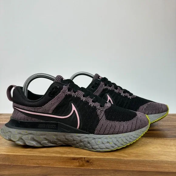 Womens Nike React Infinity Run Flyknit 2 Violet Dust Sneakers Shoes Size 9 M GUC