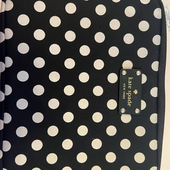 Kate Spade Black and White Polka iPad Case