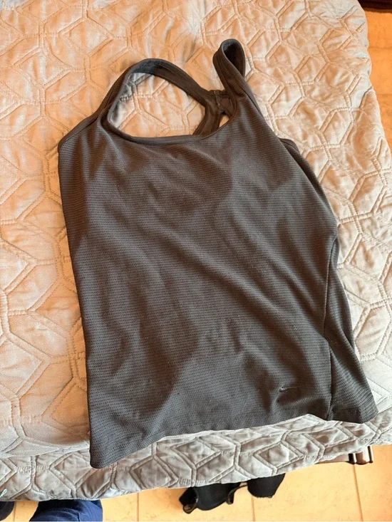 Nike Gray Racerback Performance workout Tank Top