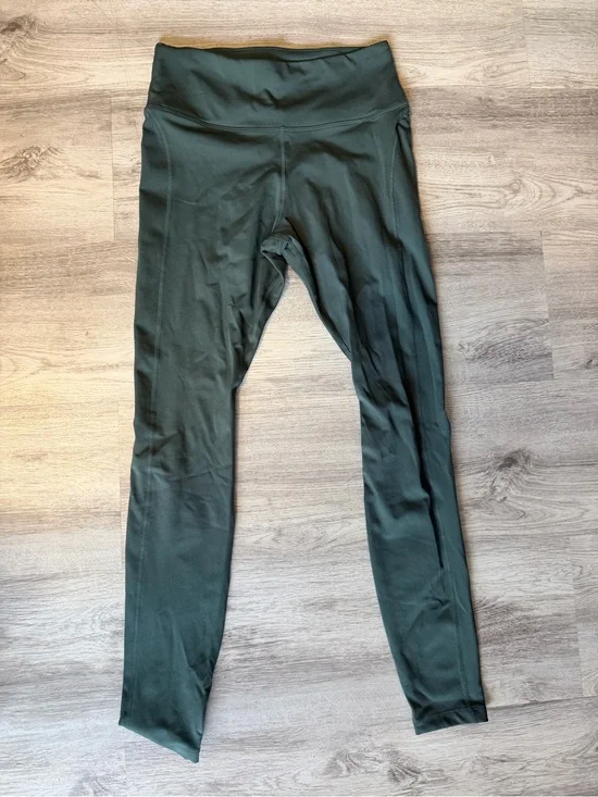 Nike Womens Running Leggings in Olive Green