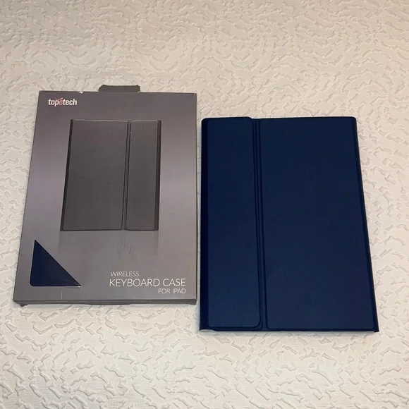 Brand new- Wireless Keyboard Case For iPad 10.2- Navy color