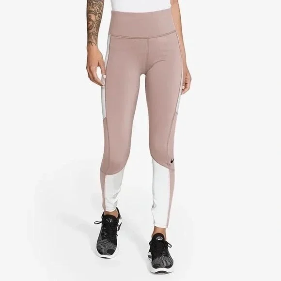 Nike Epic Luxe Leggings Pants Run Division Flash Mauve M