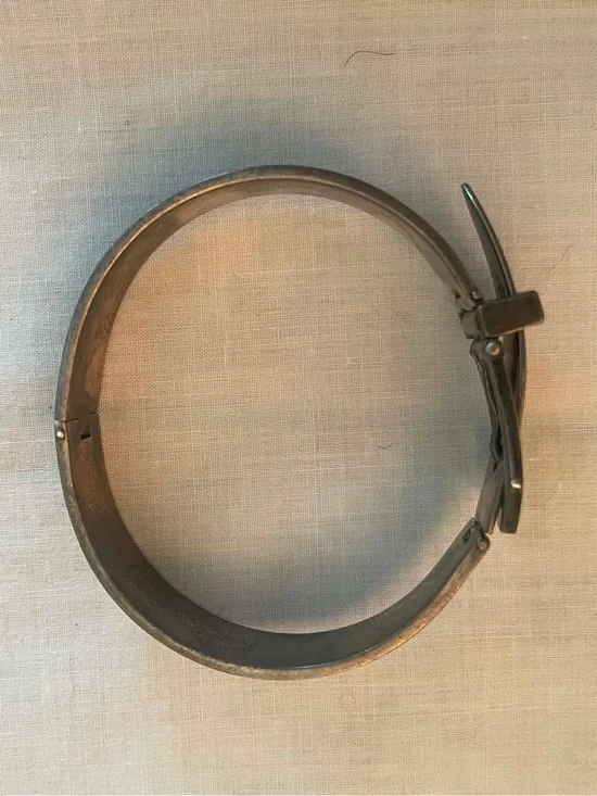 Silver-Tone Women’s Buckle Bracelet