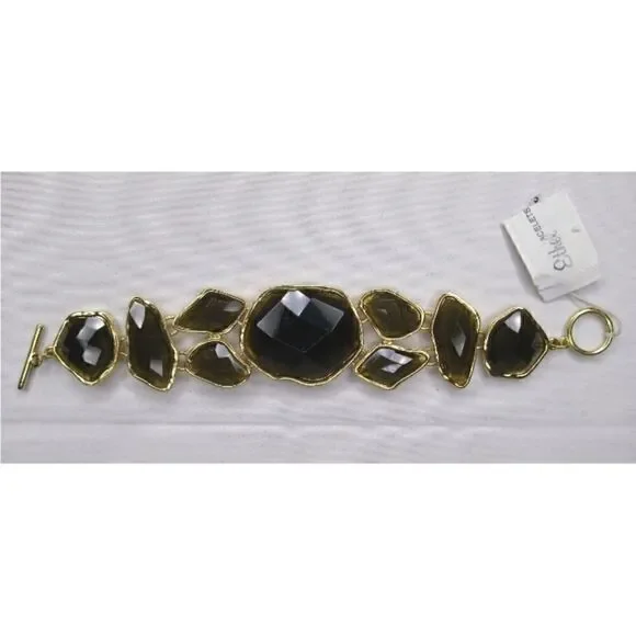 Ethel & Myrtle NWT Smokey Topaz like Bracelet