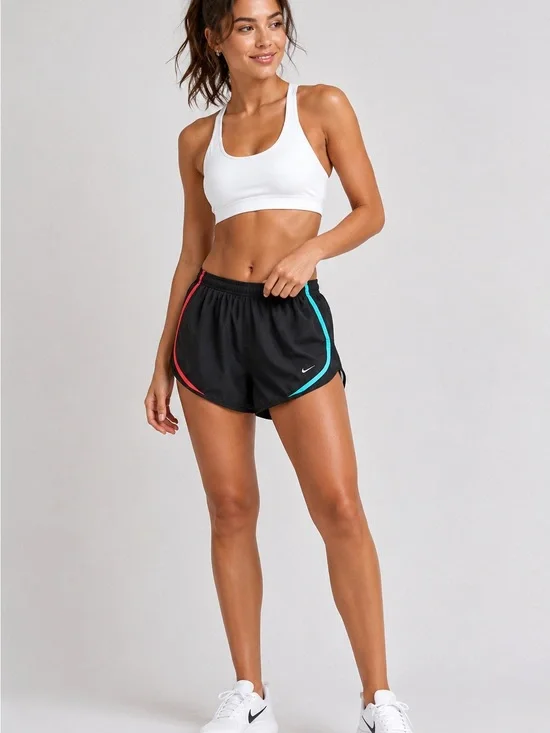 Nike Dri-FIT Running Shorts Women’s Medium Black Athletic Workout