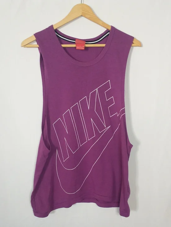Nike Purple Women's Muscle Tank with Large Logo