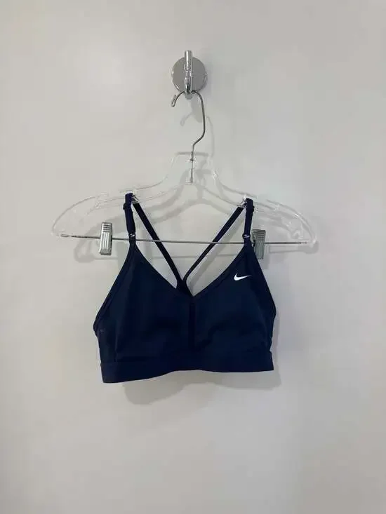 Nike Team Indy V-Neck Sports Bra Women's Small Black DJ8523