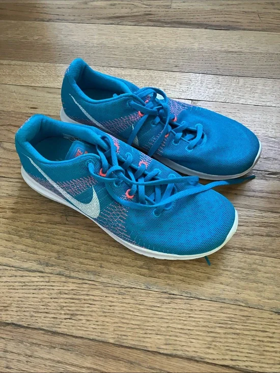 NEW Nike Teal/Blue Flex Fury Running Sneakers Womens Size 9