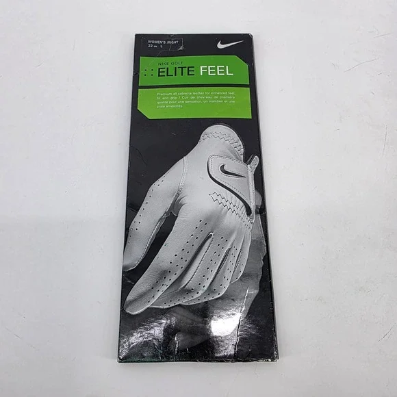 Nike Golf Elite Feel Cabretta Leather Right Hand Glove White Large 22cm