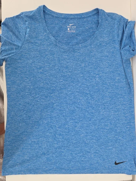 Nike Dri-FIT Heathered Blue Short Sleeve Tee
