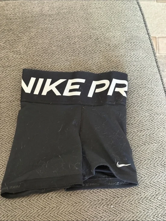 Nike Black and White Pro Compression Shorts