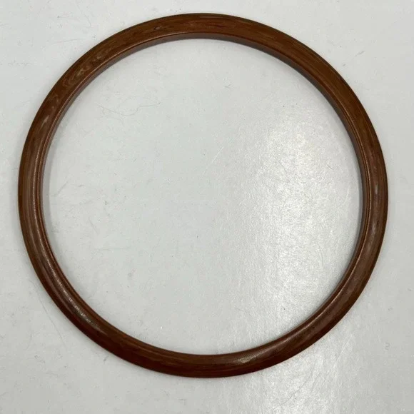 Vintage Retro Lucite Bangle Bracelet Set 3 Brown Tan Marbled Earthy 80ch Classic