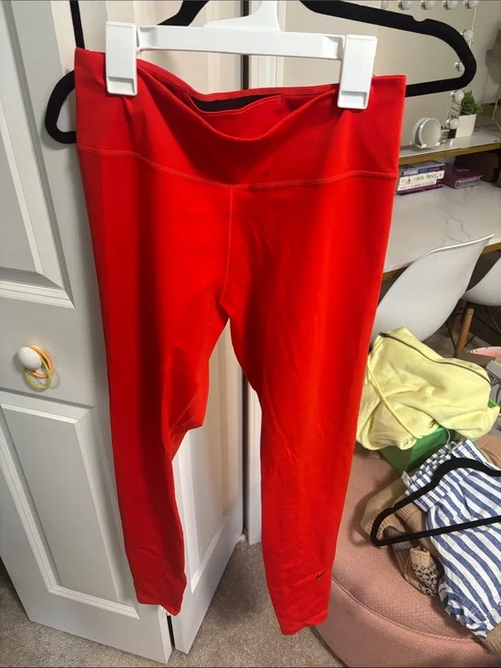 Nike Red Women's Active Leggings