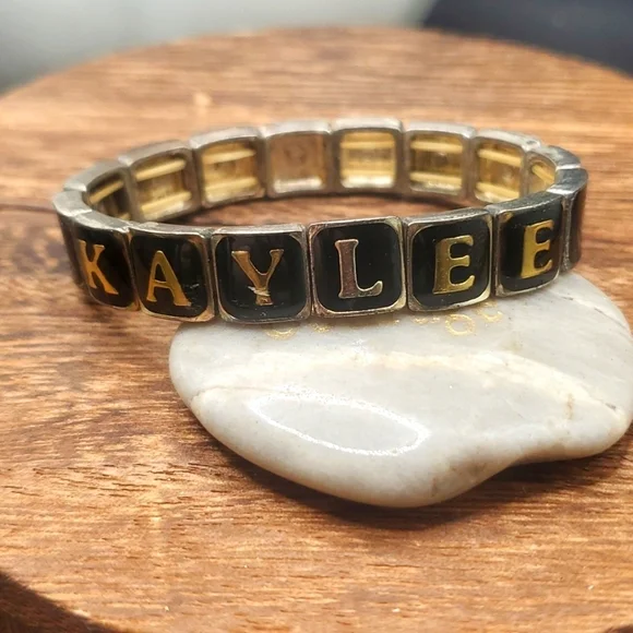 B2008 customized Kaylee stretch panel bracelet‎ vintage