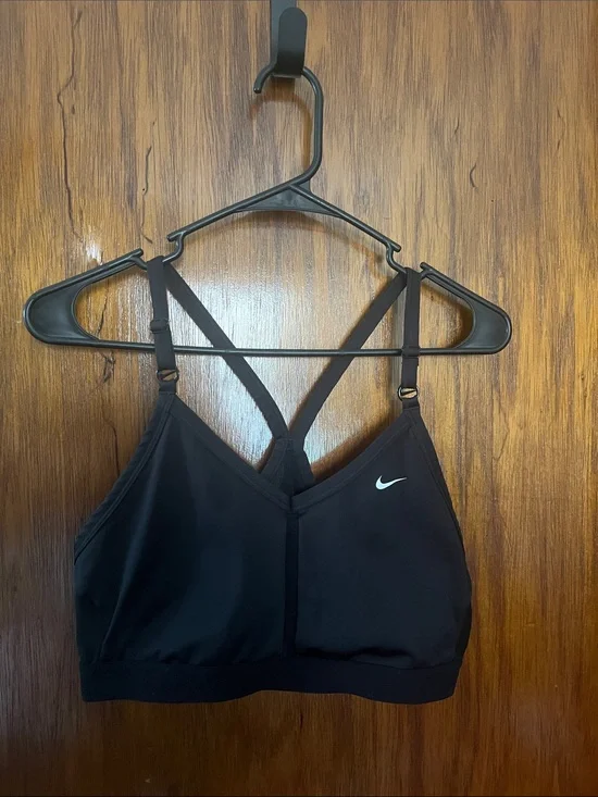 Nike Black Racer Back Low‑Impact Sports Bra