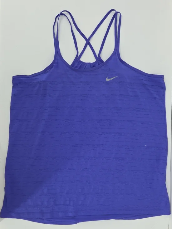 Nike Women's Strappy Performance Tank Top in Purple