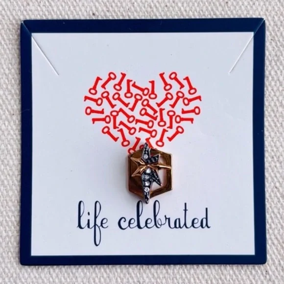 🩶5/$30 KEEP COLLECTIVE Rose Gold Star Bracelet Charm NEW