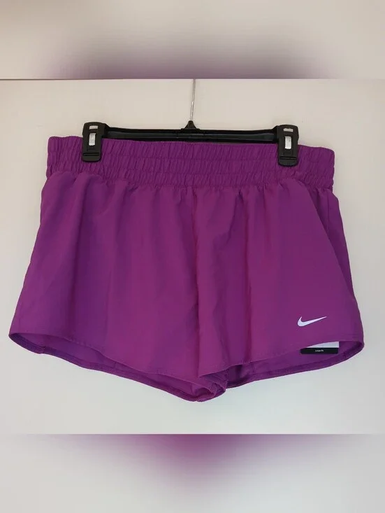 Nike Dri-Fit Running Shorts Loose Fit Purple Size Large NWT