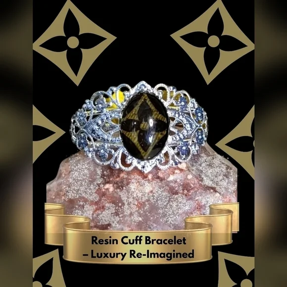 New Handmade Resin Cuff Bracelet – Luxury Re-Imagined