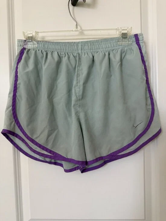 Women's Nike Dri-FIT Blue and Purple Running Shorts