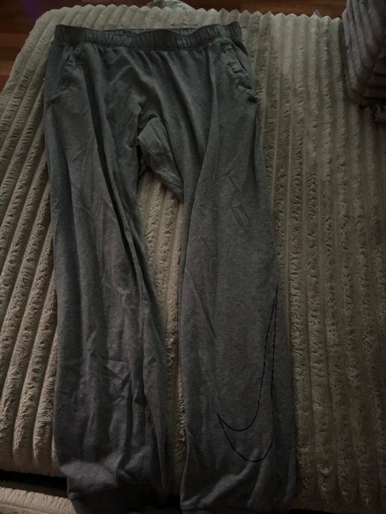 Nike Charcoal Grey Dri-FIT Joggers with Swoosh
