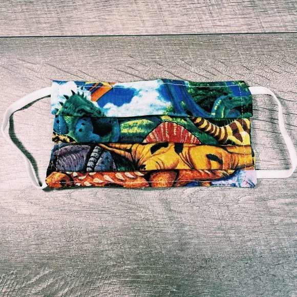 Dinosaur Print Child's Mask