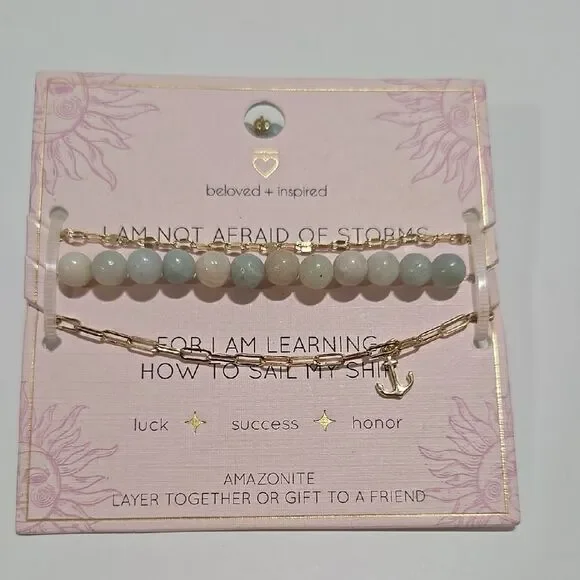 Amazonite Bracelet Set