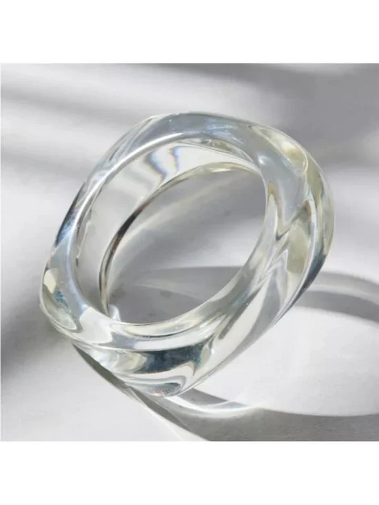 New! Urban Outfitters Clear Acrylic Bangle Bracelet NWOT