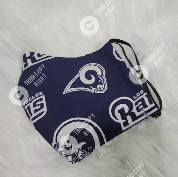 LA Rams Face Mask Child Size