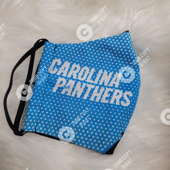 Carolina Panthers Face Mask Child Size