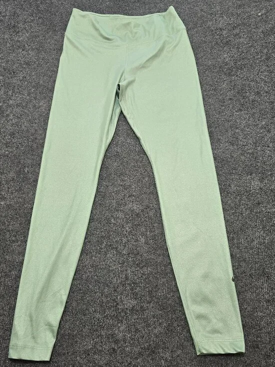 Nike Dri‑FIT One Mid‑Rise Shine Leggings Women’s Size M – Jade Smoke Green – Wor