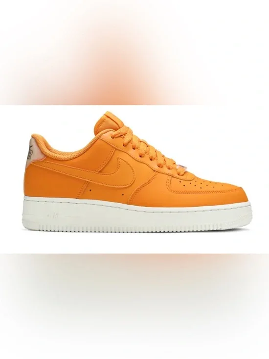 Nike Air Force 1 Low Essential “Orange Peel”Lifestyle Sneakers Size 7.5 Womens