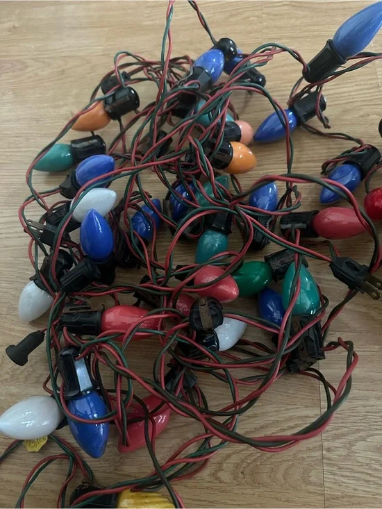 Vintage Multi-Color C9 Christmas Light Strand